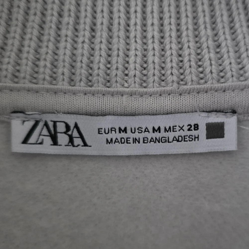 NWOT Zara M 90s Modern Preppy Elevated Loungewear Normcore Collar Knit Sweater - Picture 5 of 15